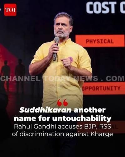 Rahul Gandhi Caste Discrimination Remarks