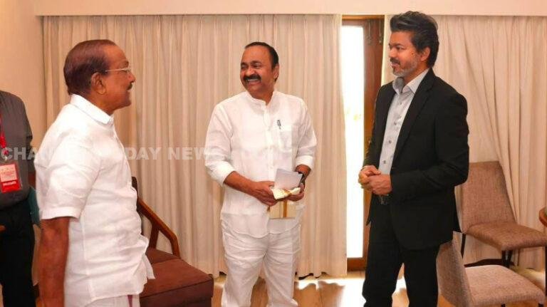 V D Satheesan Tamil Nadu CM Meeting