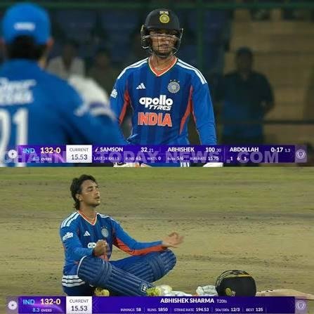 Abhishek Sharma Fastest T20 Century India Record