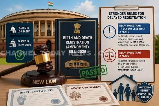Birth and Death Registration Amendment Act Rules: ജനന-മരണ രജിസ്ട്രേഷൻ നിയമം ഒക്ടോബർ 1 മുതൽ കർശനമാകുന്നു; കാലതാമസത്തിന് കോടതി ഉത്തരവ് വേണം | സെപ്റ്റംബർ 17, 2026 - Channel Today News 1 Birth and Death Registration Amendment Act Rules
